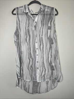 Simply Noelle Sheer Sleeveless Blouse